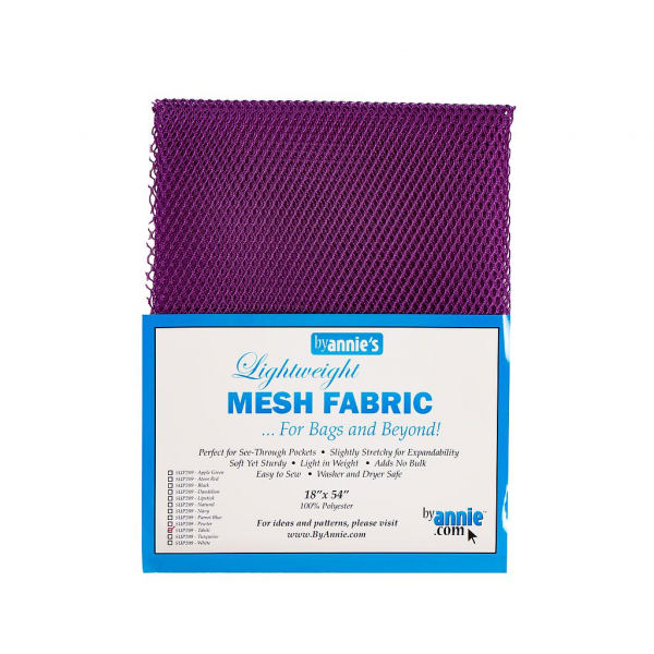 Netzstoff/ Lightweight Mesh Fabric by Annie's Tahiti (lila)